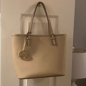 Michael Kors Beige Tote Bag